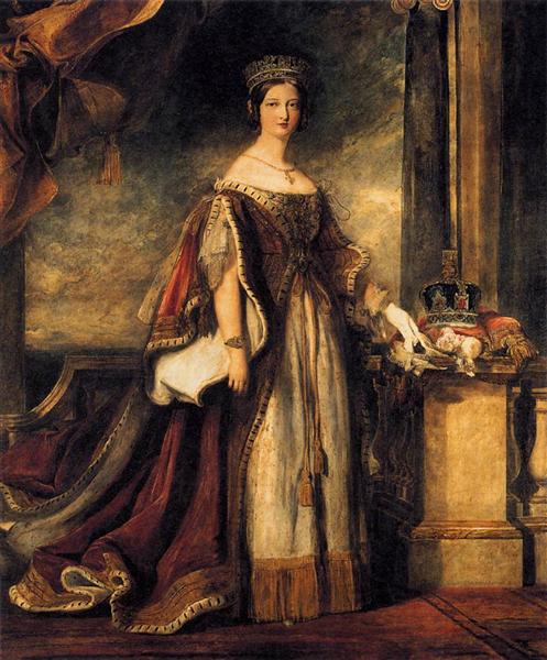Queen Victoria (detail), 1840 - David Wilkie