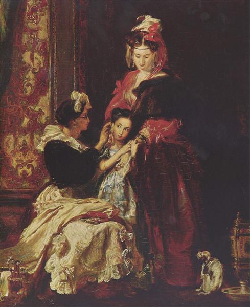 The first earring, 1835 - David Wilkie