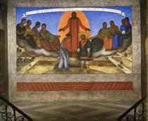 Alliance of the Peasant and the Industrial Worker - Diego Rivera