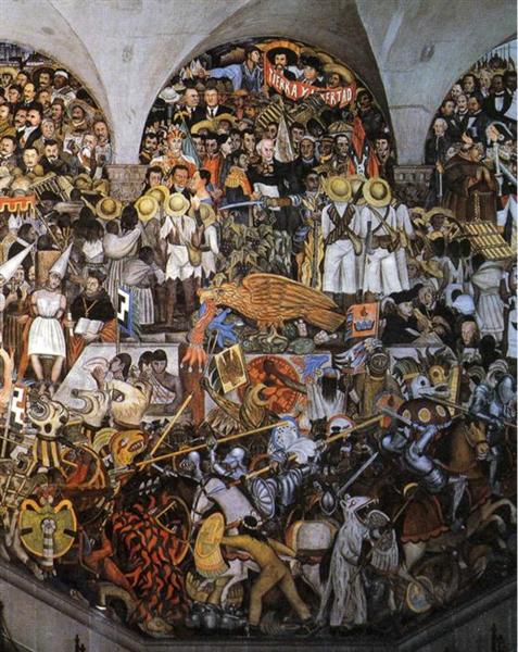 Epopeia do Povo Mexicano, 1929 - 1935 - Diego Rivera