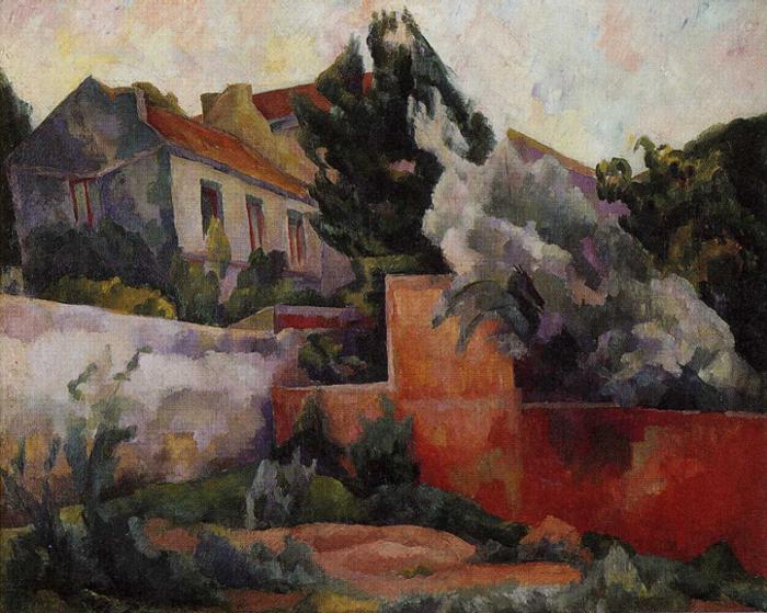 The Outskirts of Paris, 1918 - Diego Rivera
