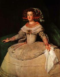 Portrait of the Infanta Maria Teresa future Queen Marie Therese of France - Дієго Веласкес