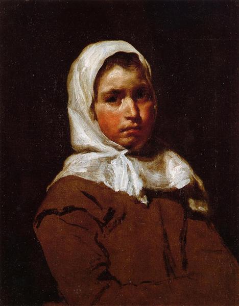 Young Peasant Girl, 1645 - 1650 - Дієго Веласкес
