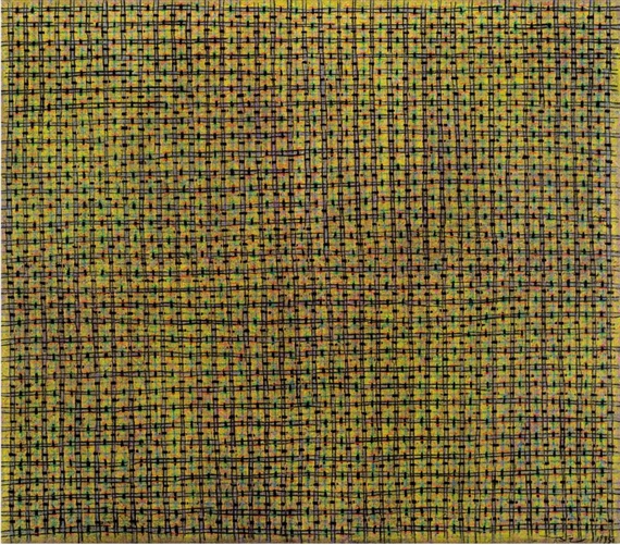 Appearance of Crosses 95-24, 1995 - Ding Yi