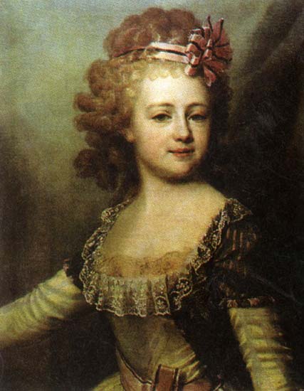Grand Duchess Alexandra Pavlovna of Russia, c.1795 - Dmitry Levitzky
