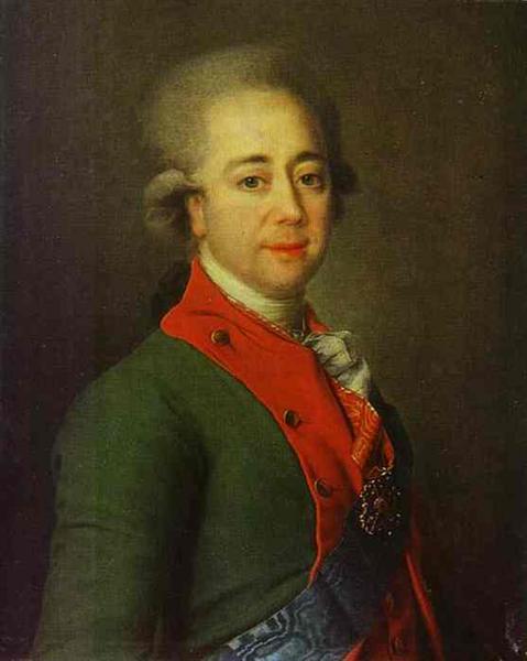 Portrait of Baron A. N. Stroganoff, c.1785 - Dmitry Levitzky