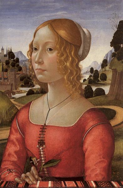 Portrait of a Lady, c.1490 - Доменіко Гірляндайо