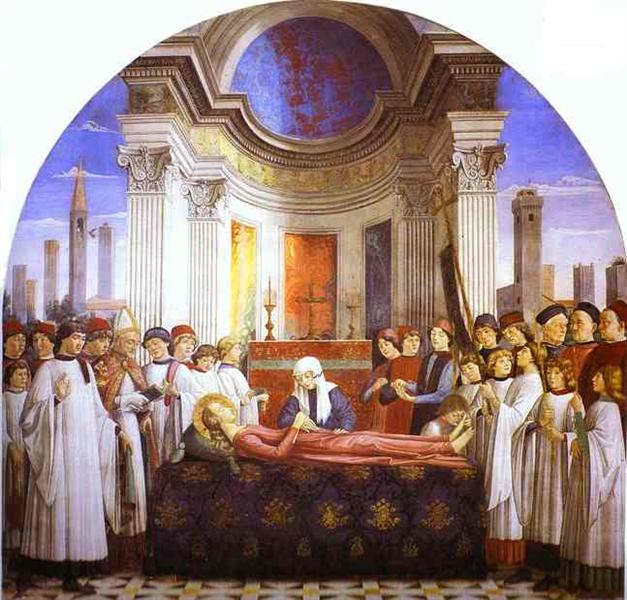 The Funeral of St. Fina, 1473 - 1475 - Domenico Ghirlandaio