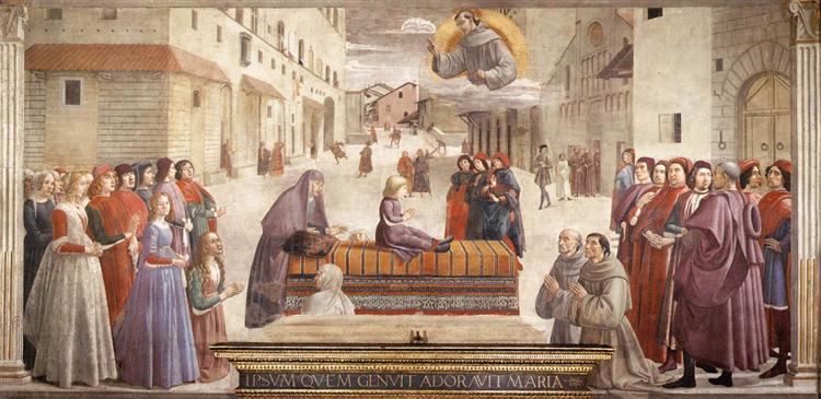 The Miracle of a Child, 1482 - 1486 - Domenico Ghirlandaio