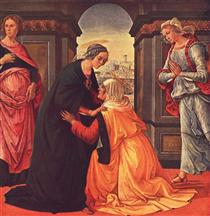 The Visitation - Domenico Ghirlandaio