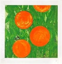 Four Oranges - Donald Sultan