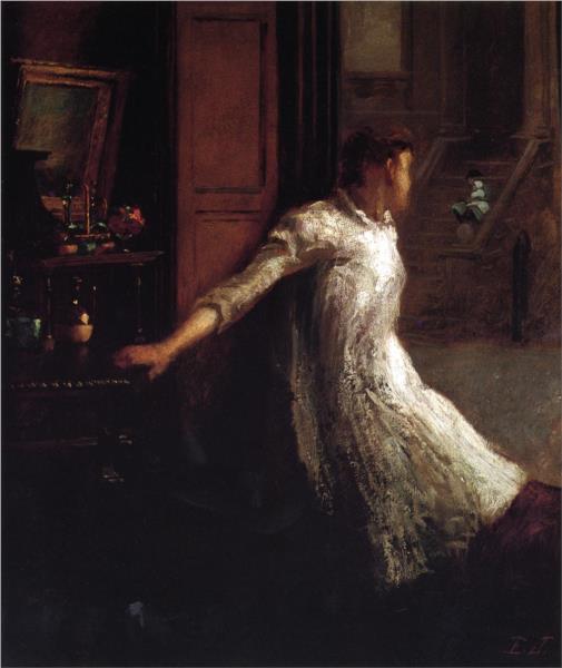 Girl at the Window, 1879 - Jonathan Eastman Johnson