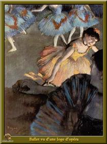 A Ballet Seen From The Opera Box - Edgar Degas
