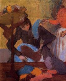 At the Milliner's - Едґар Деґа