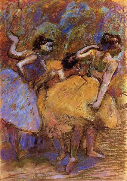 Танцовщицы, c.1900 - Эдгар Дега