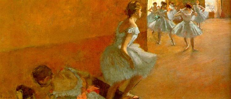 Dancers Climbing the Stairs, c.1886 - c.1890 - Edgar Degas