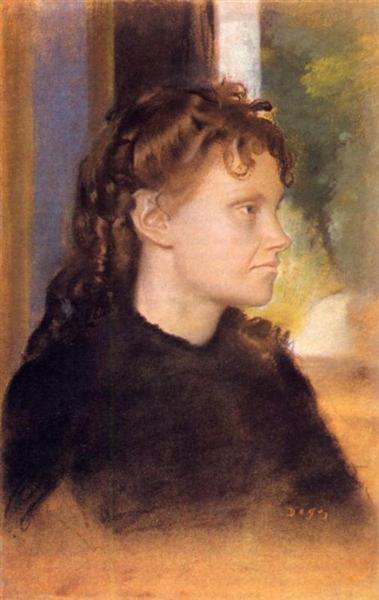 Мадам Теодор Гобийяр, 1869 - Эдгар Дега