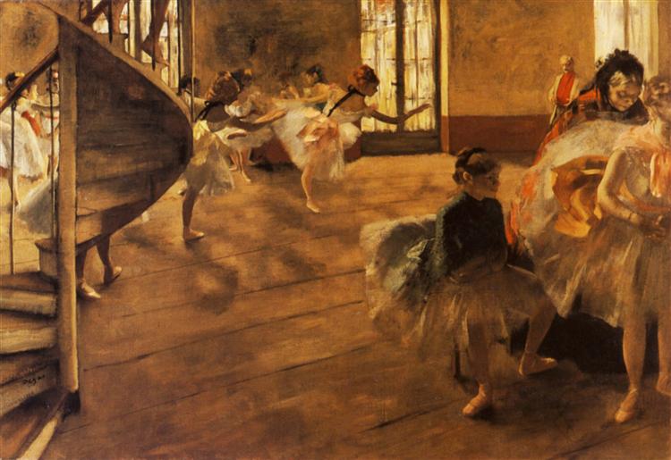The Rehearsal, 1877 - Edgar Degas
