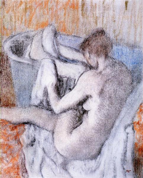 The Toilette after the Bath, c.1886 - c.1890 - Edgar Degas