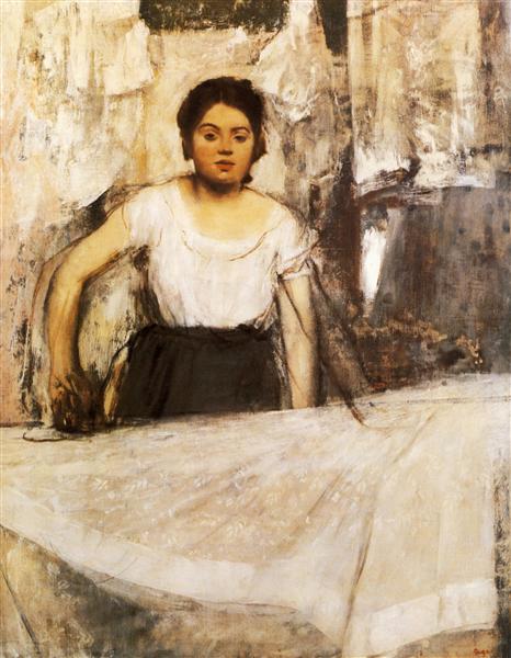 Женщина гладит, 1869 - Эдгар Дега
