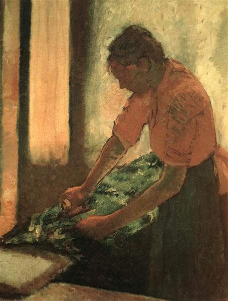Женщина гладит, 1884 - 1886 - Эдгар Дега