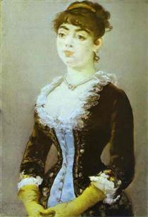 Portrait of madame Michel-Levy - Edouard Manet