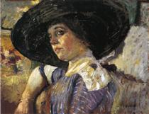 Woman with Hat - Edouard Vuillard