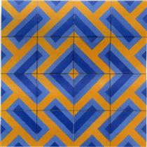 Painel de azuulejos de padrão - Эдуардо Нери
