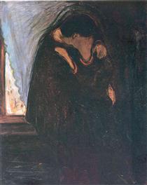 Der Kuss - Edvard Munch