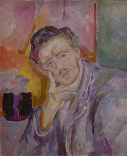 Self-Portrait with Hand under Cheek, 1911 - Edvard Munch
