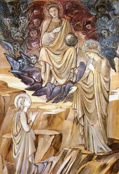 The Vision of Saint Catherine, c.1878 - Edward Burne-Jones