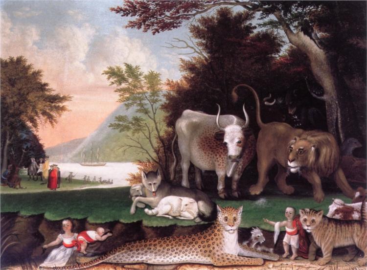 The Peaceable Kingdom, 1847 - Едвард Хікс