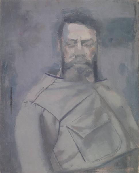 Self-Portrait in Gray Shirt, 1943 - Эдвин Дикинсон
