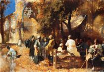 A Persian Cafe - Edwin Lord Weeks