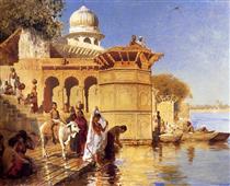 Along the Ghats, Mathura - Edwin Lord Weeks