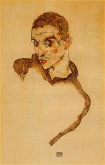 Self Portrait - Egon Schiele