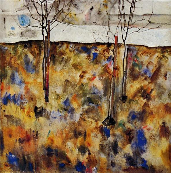 Зимові дерева, 1912 - Егон Шиле
