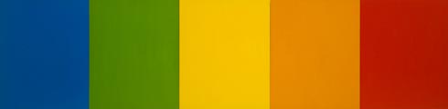 Blue Green Yellow Orange Red, 1966 - Эльсуорт Келли
