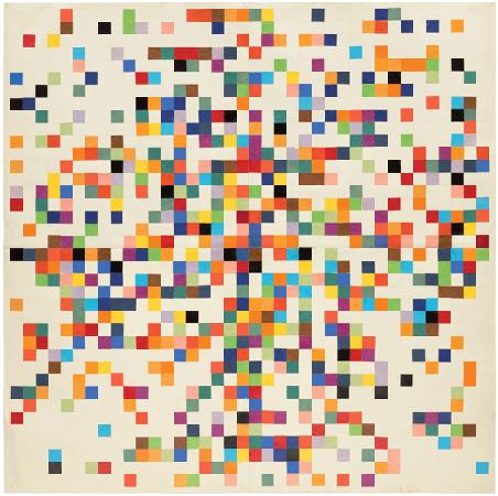 Spectrum Colors Arranged by Chance II, 1951 - Ellsworth Kelly