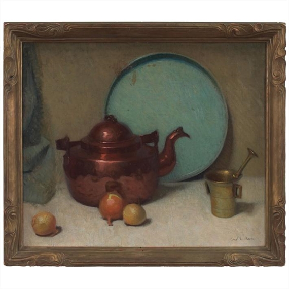 Still Life with Teapot, 1900 - Эмиль Карлсен