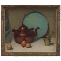 Still Life with Teapot - Emil Carlsen