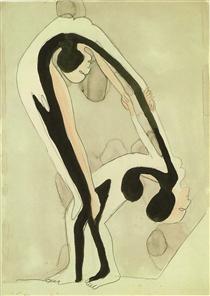 Acrobats - Ernst Ludwig Kirchner