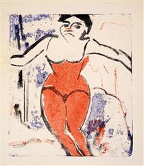 Artist Begging for Applause - Ernst Ludwig Kirchner