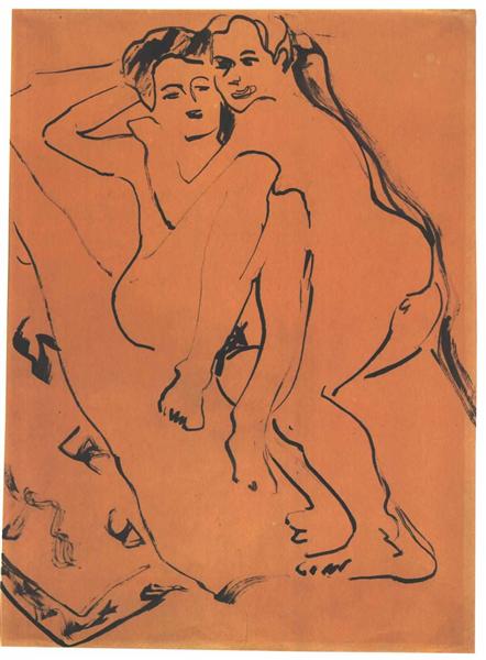 Lovers - Ernst Ludwig Kirchner
