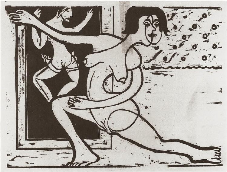 Practising Dancer, 1934 - Ernst Ludwig Kirchner