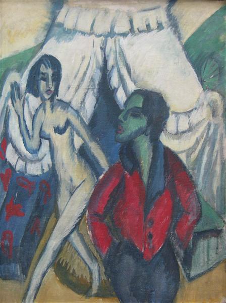 The Tent, 1914 - Ernst Ludwig Kirchner