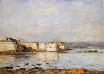 Antibes, the Fortifications - Eugene Boudin