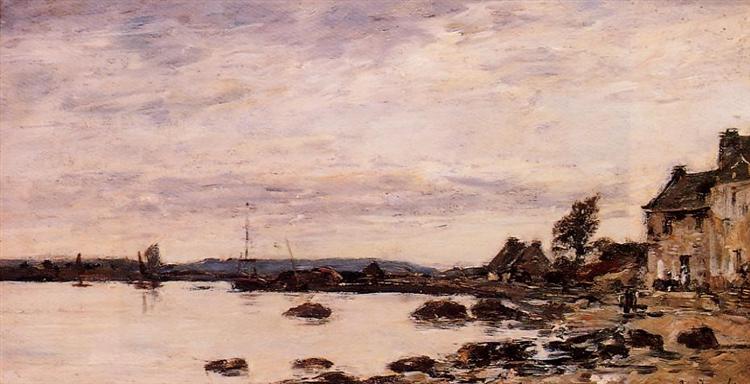Breton Shoreline - Eugène Boudin