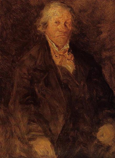 Portrait of the Artist's Father (Leonard-Sebastien Boudin), 1850 - Эжен Буден