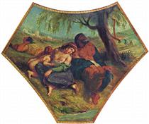 La Captivité à Babylone - Eugène Delacroix